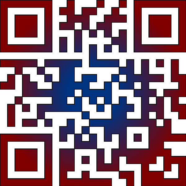 SVG Colorful QR code