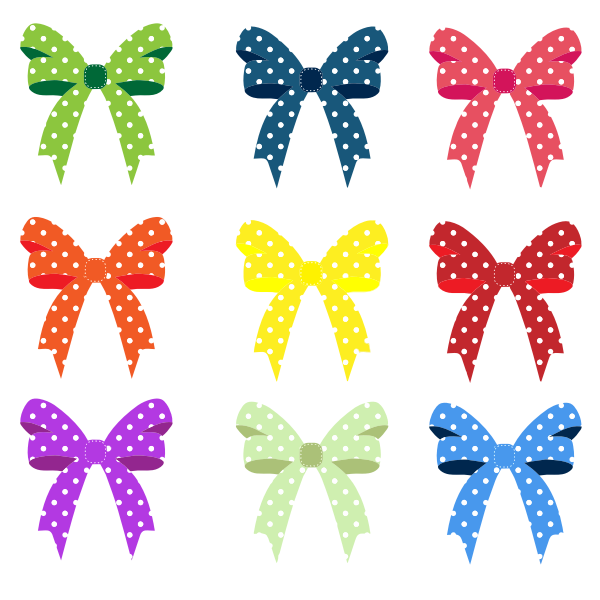 SVG Colorful Ribbons
