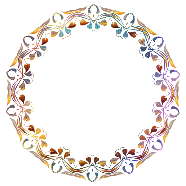 SVG Colorful shiny frame vector image