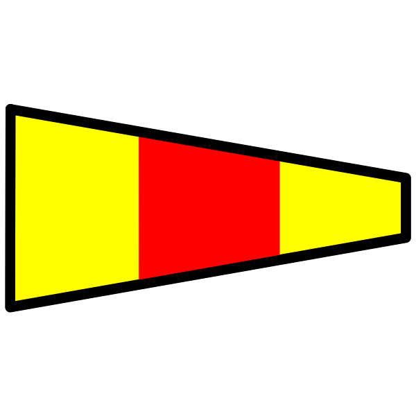 SVG Colorful signal flag