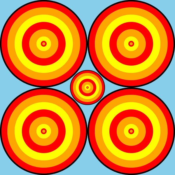 SVG Colorful targets
