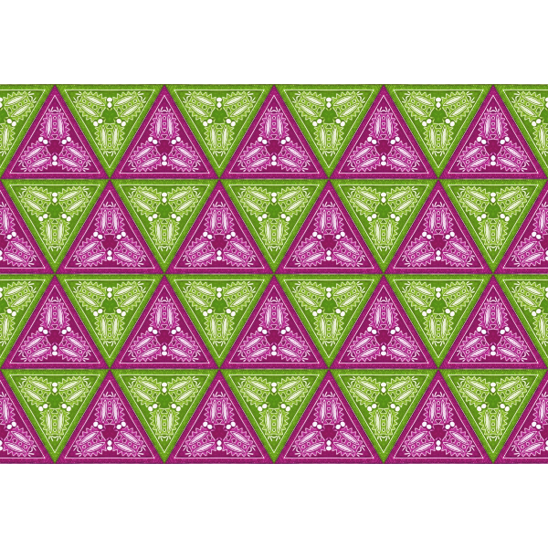 SVG Colorful triangles in a pattern
