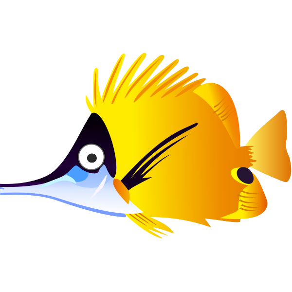 SVG Colorful tropical fish
