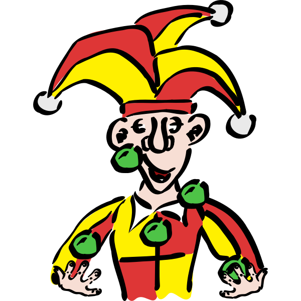 SVG Colorful troubadour