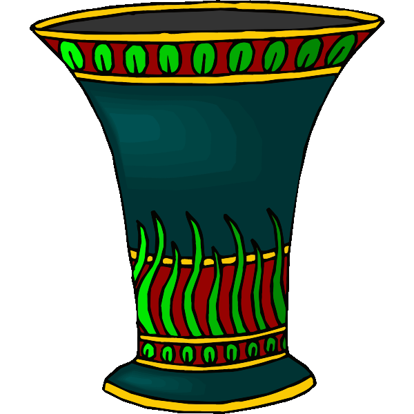 SVG Colorful vase
