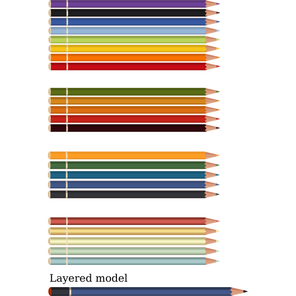 SVG Coloring pencils