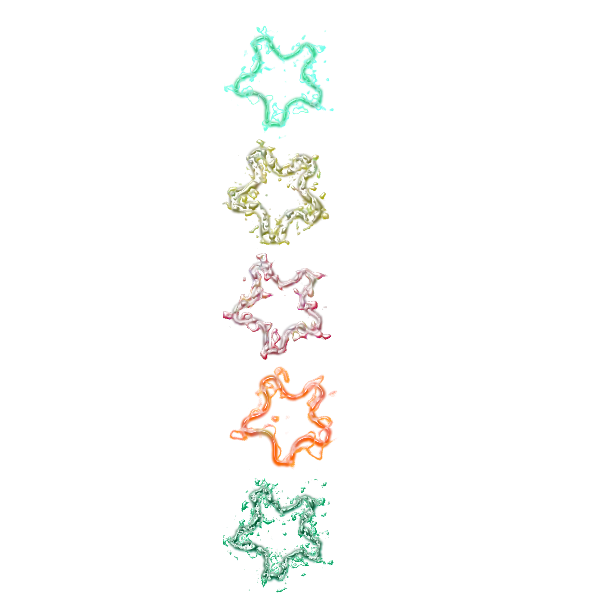 SVG Colorizable Waxy-Candy Outlines