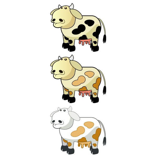 SVG Colour Cows
