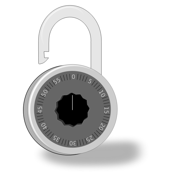 SVG Combination Lock