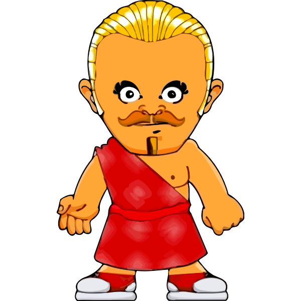 SVG Comic blond dude