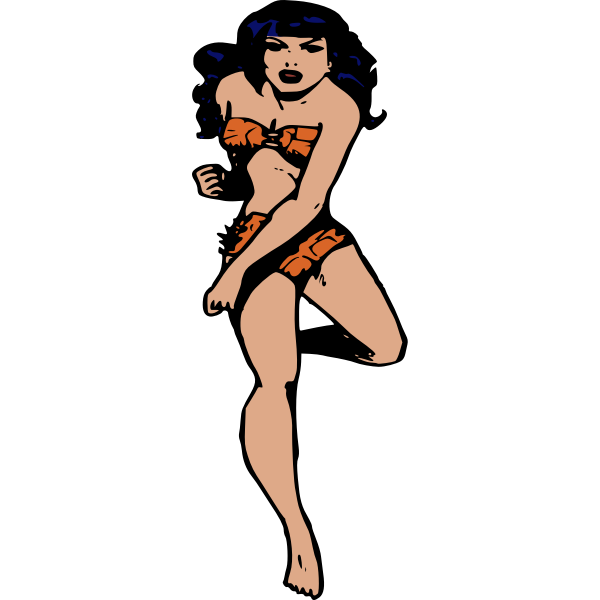 SVG Comic book superhero