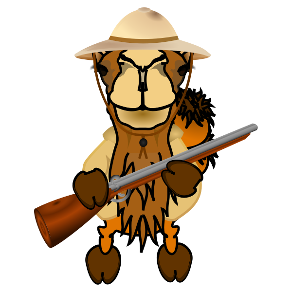 SVG Comic camel