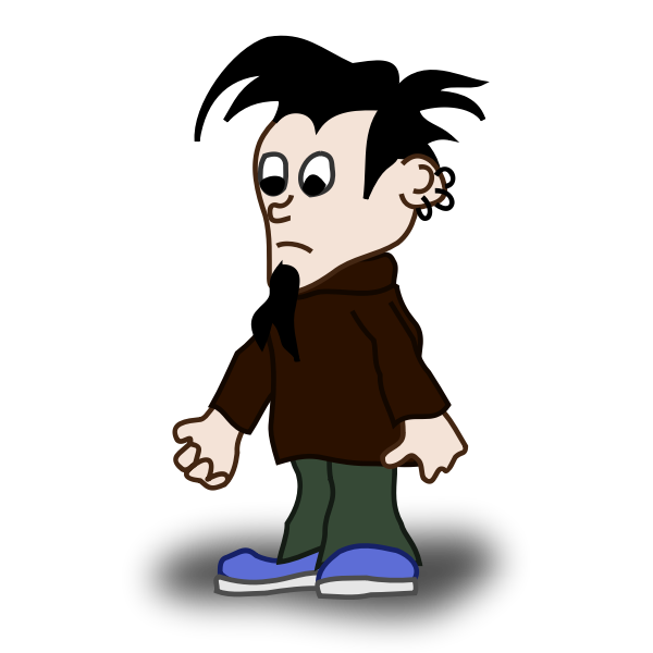 SVG Comic character vector image