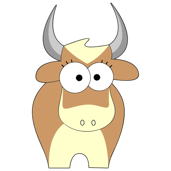 SVG Comic Cow Character