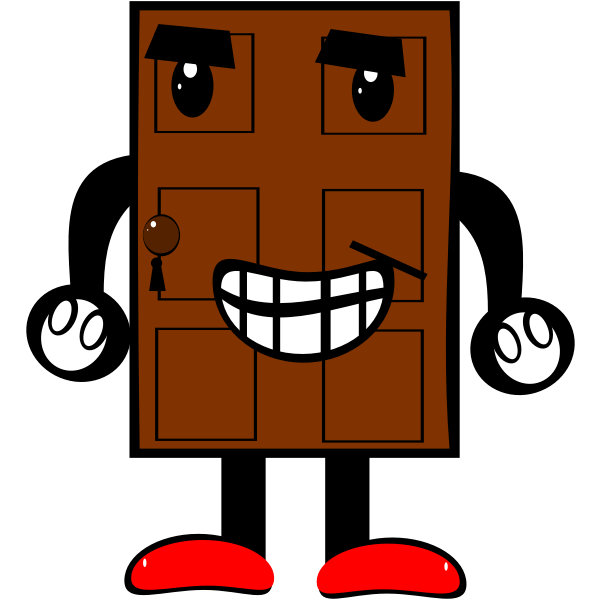 SVG Comic door