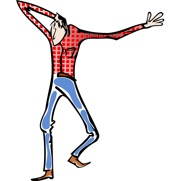 SVG Comic guy