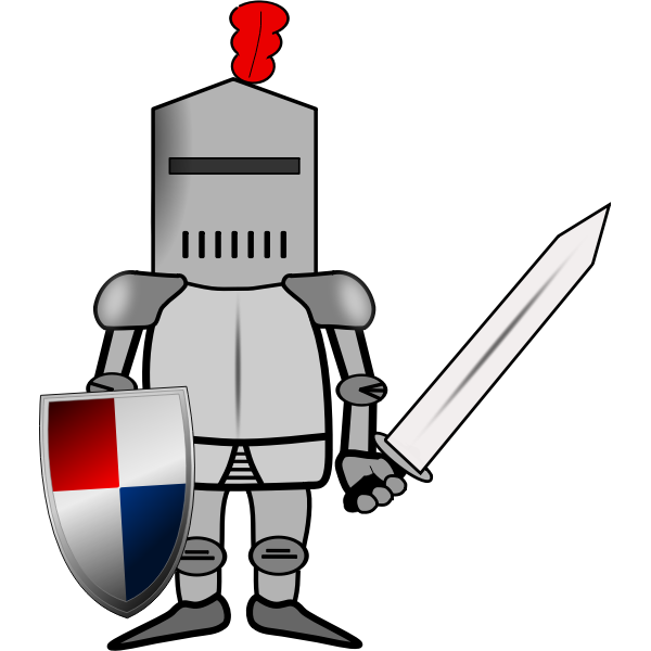 SVG Comic knight