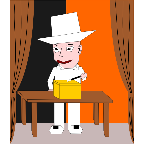 SVG Comic magician
