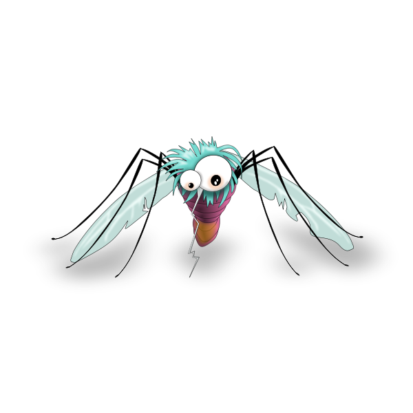 SVG Comic mosquito
