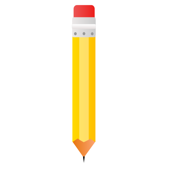SVG Comic pencil image