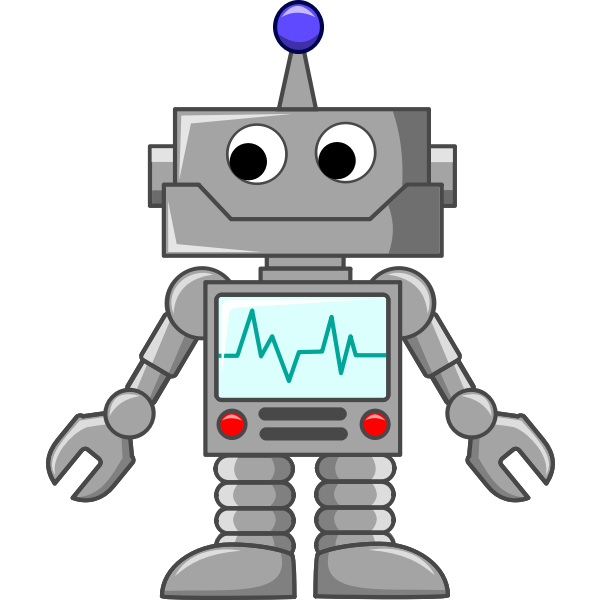 SVG Comic robot