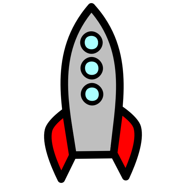 SVG Comic rocket