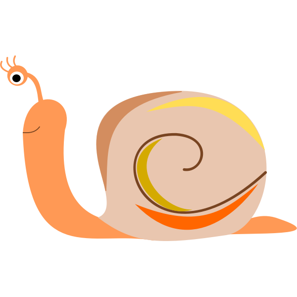 SVG Comic snail