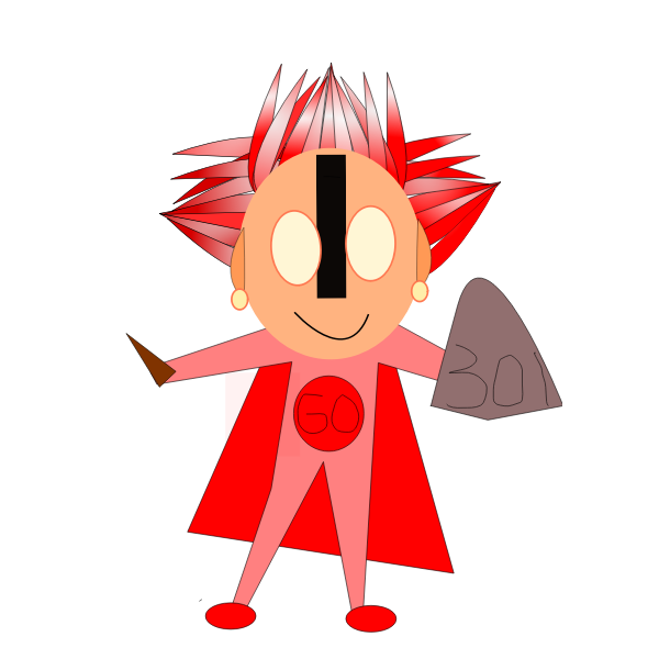 SVG Comic superhero