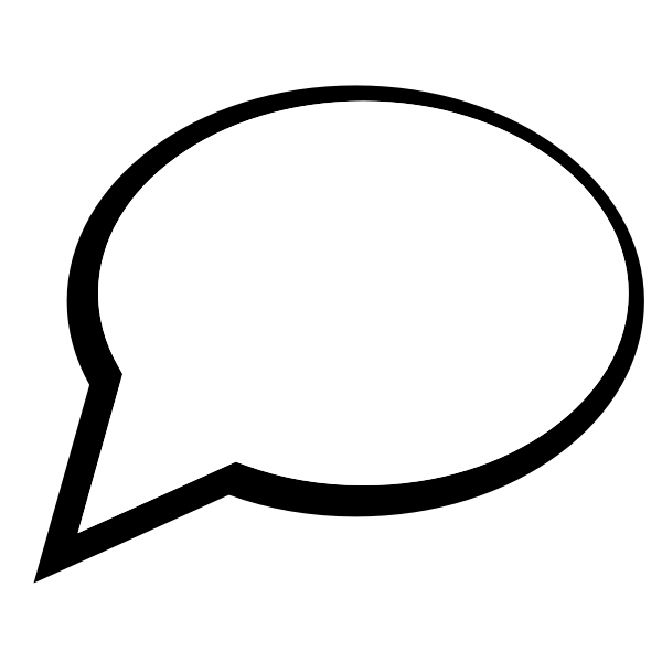 SVG Comic talk bubble vector clip art