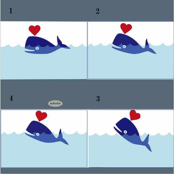 SVG Comic whale