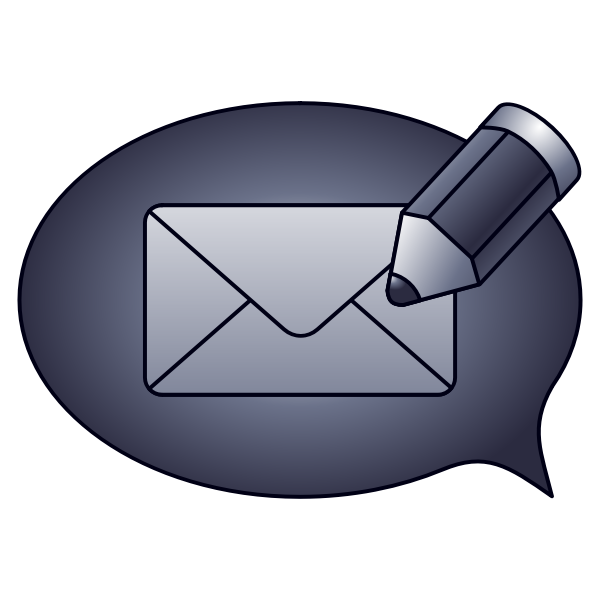 SVG comments icon for web