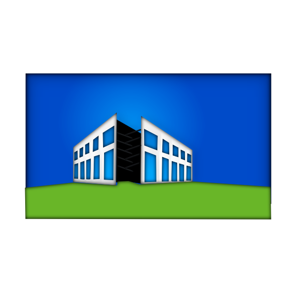 SVG Commercial building vector