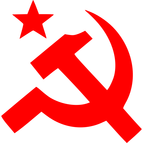 SVG Communism sign of hammer vector illustration