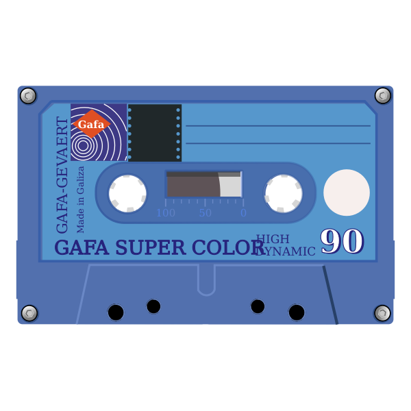 SVG Compact cassette vector