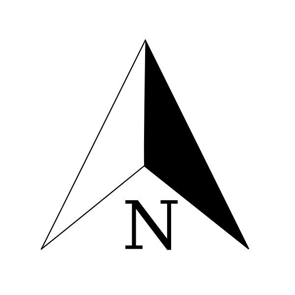 SVG Compass arrow