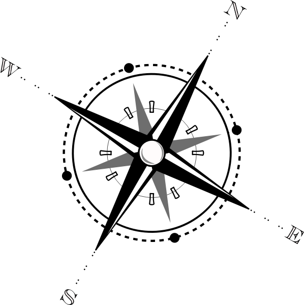 SVG Compass vector icon