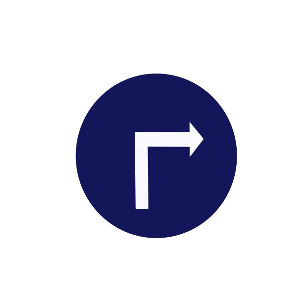 SVG compulsory turn right