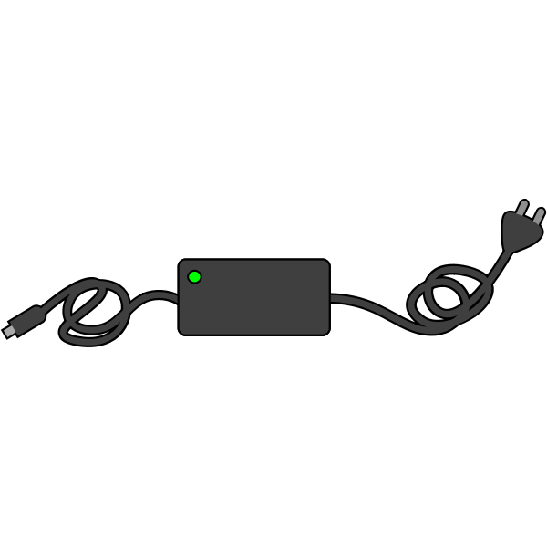 SVG Computer charger vector image