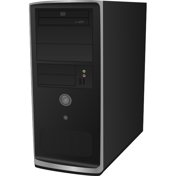 SVG Computer CPU vector clip art