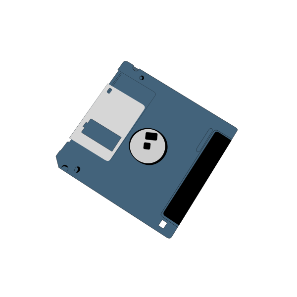 SVG Computer diskette vector clip art