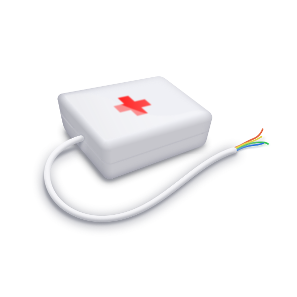 SVG Computer first aid kit