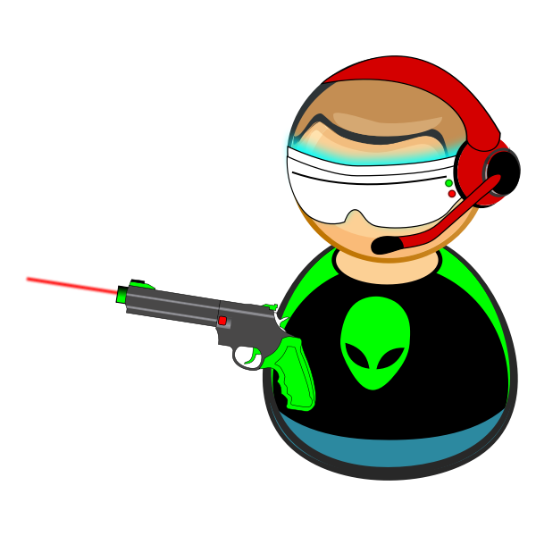 SVG Computer gamer icon