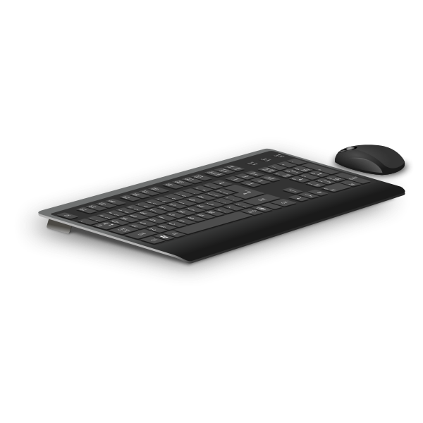 SVG Computer keyboard and mouse vector drawing
