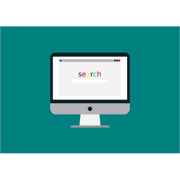 SVG Computer monitor image