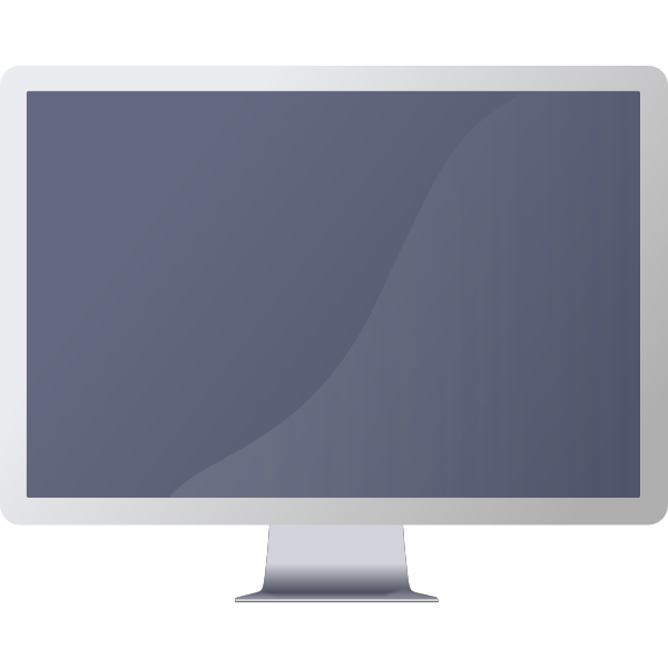 SVG Computer monitor vector image
