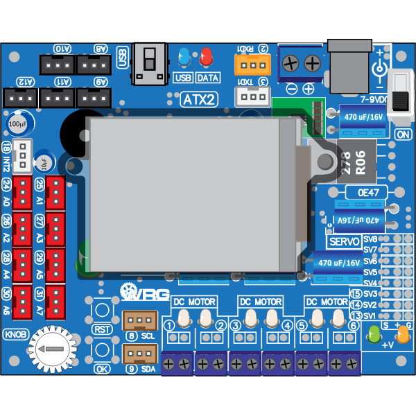 SVG Computer motherboard