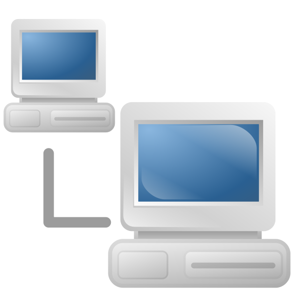 SVG Computer network icon vector graphics