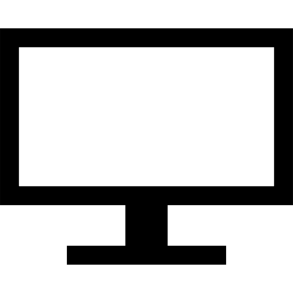 SVG Computer screen image
