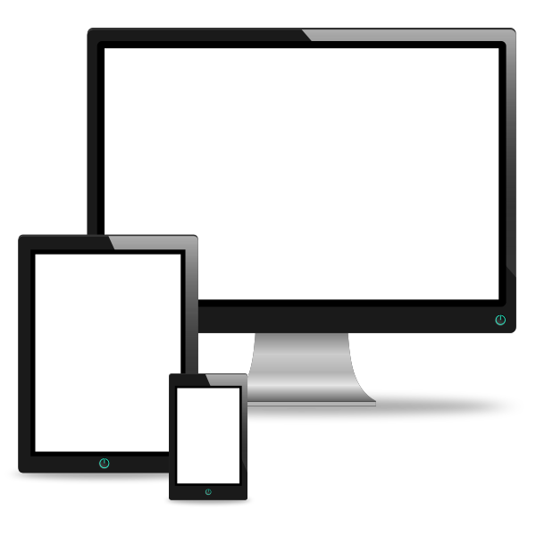 SVG Computer tablet and phone