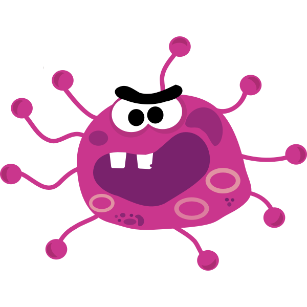 SVG Computer virus icon vector graphics